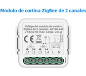 GIRIER Tuya Smart ZigBee/Wi-Fi RF433 Curtain Switch Module for Electric Roller Shutter Blind Motor 1/2CH Works Alexa Hey Google