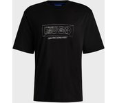 HUGO 50532095 NUFRANCOS Camisetas Manga corta Hombre Negro
