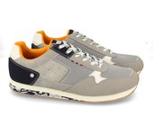 Davinia Shoes Zapatilla de Hombre, Comodas, con Estampado en Suela, y Cierre de Cordones, Primavera Verano 2021 Shoes&Blues.es K2020101-Gris