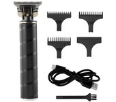 Cortadora de pelo para hombres, afeitadora de barba inalámbrica, afeitadora eléctrica con cuchilla en T, kit de cuidado personal