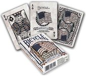 Fournier Bicycle USPCC Baraja poker Bandera americana América Estados Unidos Magia Magos Trucos Adultos Acabado especial Espectáculo Cardistry Poquer Noche de fiesta Cartomagia Aprender Fácil Colección Coleccionable