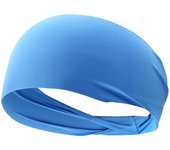 Elastic Headband Quick Dry Sweat Absorption Headdress Anti-slip Yoga Sweatband Breathable for Yoga Running Biking