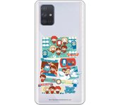 Funda original compatible con Samsung Galaxy A71 - Harry Potter Sketch