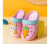 Anti-Collision Children's Sandals Cute Cartoon Baby Hole Shoes Children's Slippers Boy Girl Infant Non-Slip Soft Bottom Indoor