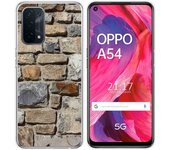 Tumundosmartphone Funda Gel Tpu para Oppo A54 5G / A74 5G diseño Ladrillo 03 Dibujos