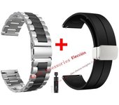 22MM Stainless Steel+Silicone Strap For Redmi Watch 5 Active Smart Watch Accessories Bracelet Wristband For Redmi Watch 5 Lite