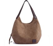 Yogodlns-Bolso de mano de Lona para Mujer, Bolsa de mano Moderna de alta calidad para Chica