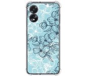 Tumundosmartphone Funda Silicona Antigolpes para Oppo A18 diseño Flores 03 Dibujos