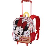 Mochila 3D Minnie Pequeña, con Ruedas, Trolley 3D Minnie, Licencia 100% Oficial, 30 x 25 x 10 cm, Karactermania - Kiglam