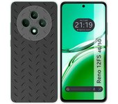Tumundosmartphone Funda Silicona para Oppo Reno 12FS 4G / 12 FS 5G diseño Metal Dibujos