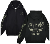 Melanie Martinez Zipper Jackets Rapper Female Singer Hoodie Streetwear Full Zip-up Hoodies Female Hooded Sweatshirts Y2k Hoody
