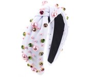 Cross border New Hair Hoops, Women's Knot Beads, High Head band, Fashionable Trendy Size Pearl Hair Accessories