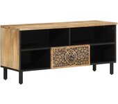 vidaXL Mueble de TV madera maciza de mango 100x33x46 cm, Mueble de Salon, Mueble TV, Mueble TV salon, Mesa de TV, Mueble tele