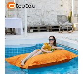 OTAUTAU Retangular Swimming Pool Floating Bean Bag Pouf Cover No Filler Waterproof Beach Pillow Sac Sofa Bed Chaise Lounge DD034