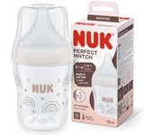 Nuk Perfect Match Biberón Silicona Pp 0M+ Rainbow 150Ml 1Ud