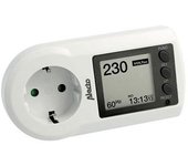ALECTO Monitor de consumo eléctrico (3xLR44 no incluidas) (16A 250V) color blanco
