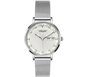 Reloj de mujer con movimiento automático luminoso y resistente al agua, estilo estudiante, sencillo, de moda, color rojo