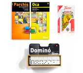 PACK PARCHÍS, JUEGO DE LA OCA Y BARAJA ESPAÑOLA FOURNIER - CASA RURAL - APARTAMENTO PLAYA - JUEGO EN FAMILIA - JUEGOS DE SIEMPRE