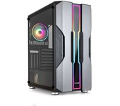 Caja Semitorre Gaming Tooq Nightcity para Placas Base Eatx/atx/micro-atx/mini-itx - Panel Lateral de Cristal Templado - Soporta Discos de 3.5” y 2.5” - USB3.0, 2.0, A