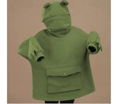 Super Cute Frog Sweatshirt With Thick And Fleece Couple Sweatshirt