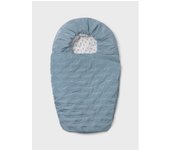 Saco capazo microfibra bebé invierno Mayoral Azul Polar