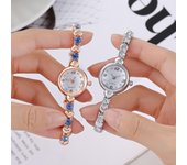 Reloj de mujer con diamantes cuadrados, popular, Con Correa de Maple y cuarzo.