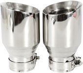 Newest Style Stainless Steel UniversalExhaust System End Pipe+Car Exhaust Tip 1 Piece