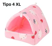 Comfortable Hamster House Small Animal Sleeping Bed Soft Guinea Pig Nest Warm Mat Mini Cage For Rabbit Squirrel Mat