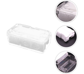 Transparent Watch Box Organizer Clear Pencil Case Vintage Holder Plastic Pet Container Man Mens Ring