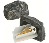 Hidden Doorstep Key Box Decorated with Stone Shaped Hidden Storage Box Outdoor Courtyard Resin Hidden Doorstep Key Box Container