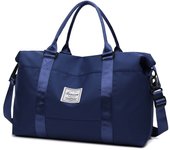 Bolsa de viaje, Bolso Deportivo, Bolso de Gimnasio, Bolso de viaje de fin de semana de un solo hombro para Mujer, separación Seca y húmeda, Gran capacidad