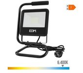 EDM Foco Proyector LED con Pie 50W 4000lm Luz Fría 6400K - EDM - 70416 Foco proyector led con pie Iluminación Exterior Proyectores Led