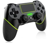 Wired Controller for PC with Double Vibration and Motion Motors, Compatible with PS4 and Windows 11/10/8/7