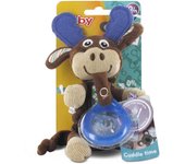 Id5853 Nuby Pinza Chupete Peluche + Chupete Natural Flex 0-6 M