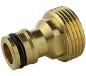 Conector roscado macho 3/4" laton aqua control