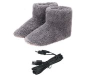 Women Men Electric Heating Shoes USB Heated Shoes Foot Warmer for Cold Weather