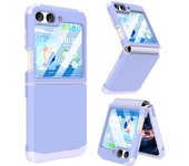 For Samsung Z Flip 6 Armor Case Luxury Heavy Duty PC TPU Elastic Strap Hinge Cover for Samsung Galaxy Z Flip 3 4 5 6 ZFlip 5 6