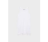 Camiseta larga de tirantes en tono liso INSIDE