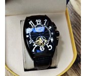 AOKULASIC Mechanical Watches Fashion Men Watches Tonneau Dial Tourbillon Automatic Mechanical Watch Men Moon Phase reloj hombre