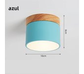 Household ceiling lamp entrance bay window balcony aisle corridor solid wood ceiling lamp ceiling LED surface mounted downlight
