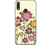Tumundosmartphone Funda Gel Tpu para Huawei Y7 2019 diseño Primavera En Flor Dibujos