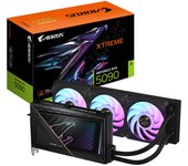 GIGABYTE AORUS GeForce RTX 5090 XTREME WATERFORCE 32G Tarjeta Gráfica - 32 GB GDDR7, 512 bits, PCI-E 5.0, 2655 MHz Frecuencia Base, 3 x DP 2.1a, 1 x HDMI 2.1b, NVIDIA DLSS 4, GV-N5090AORUSX W-32GD