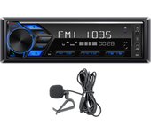 Grandnavi 1din MP3 Car Radio Player Digital Bluetooth Music Car Player FM Radio Stereo Audio USB/SD with In Dash AUX Input