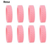8pcs Travel Luggage Caster Shoes Silicone Suitcase Wheels Protection Cover Reduce Noise Trolley Box Casters Cover