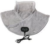Electric Shoulder Neck Heating Pad Massage Cervical Hot Compress Muscle Vibrator Relieve Fatigue Relaxation Back Warm Shawl Tool