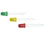 Pack de 100 uds LED 5 mm de color rojo Electro Dh 12.675/5/R/AL 8430552021765