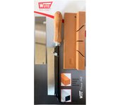 Wuto Kit Maquetista con Mini Serrucho, Inglete, Sierras de Madera y Metal, Taladro Manual y Mango de Madera