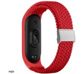 Bracelet for Mi band 7 Strap Elastic adjustable metal Nylon Braided Miband4 miband 5 correa pulseira for xiaomi Mi band 4 3 5 6