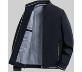 Men's Outdoor Autumn and Winter Padded Jacket With Fleece Fashion Trend Casual Sports Thick Fleece Comfortable Jacket
