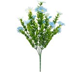Poenia Arte Floral - Ramo Margarita Artificial - Decoración Floral - 32cm - 3 Piezas